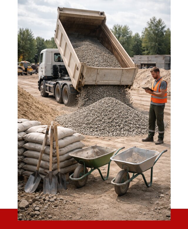 Доставка нерудных материалов в Кургане от 1237 руб. | ПРОНЕРУДКрг