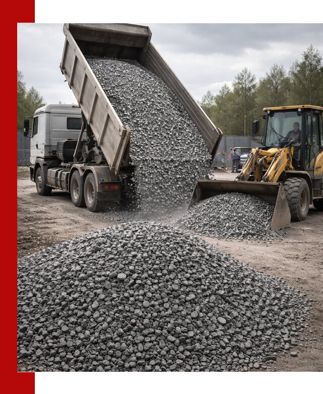 Доставка и продажа щебня гранитного в Кургане