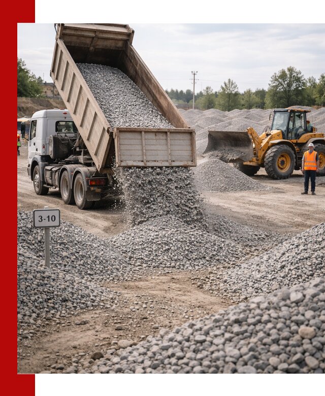 Гранитный щебень фракции 3–10: доставка и продажа в Кургане
