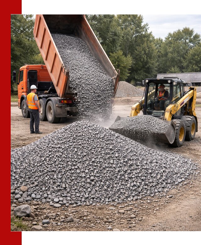 Купить гранитный щебень фракции 5–10 в Кургане с доставкой