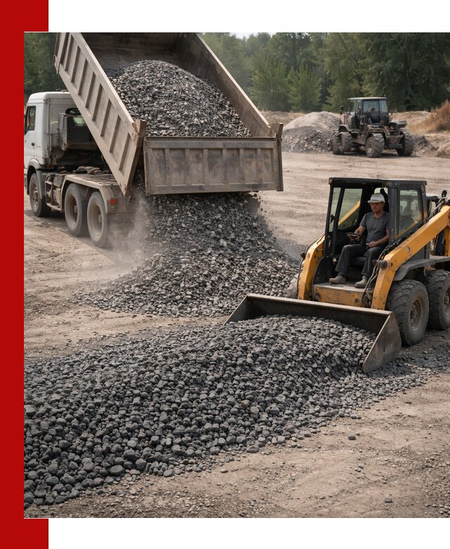 Гранитный щебень фракция 40-70 с доставкой в Кургане