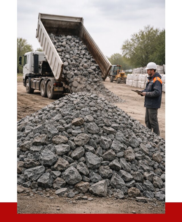 Гранитный щебень фракция 100-200 в Кургане от 4330 р. ПРОНЕРУДКрг