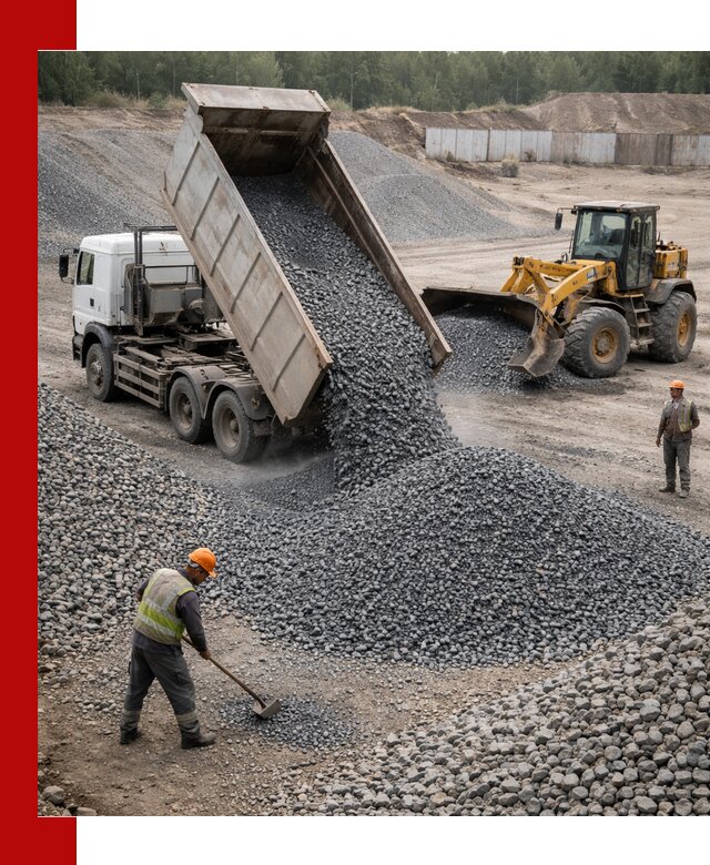 Щебень габбро-диабаз фр. 5-20 с доставкой в Кургане