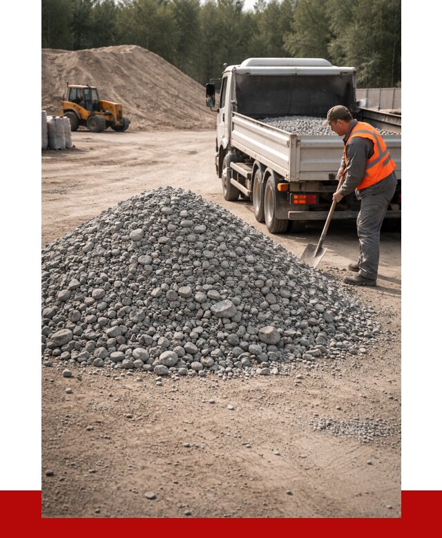 Гравийный щебень фракция 5-10 в Кургане от 2268 р. | ПРОНЕРУДКрг