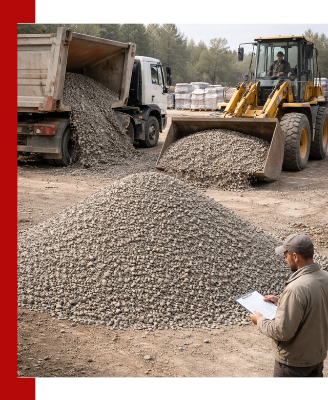 Гравийный щебень фракция 5–10 с доставкой в Кургане