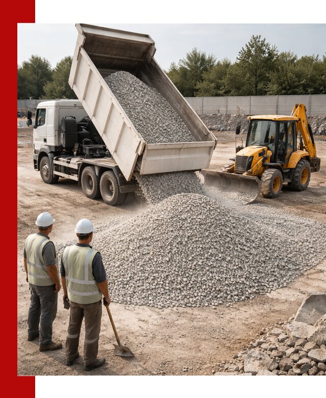 Купить известняковый щебень фракции 5–10 мм с доставкой в Кургане