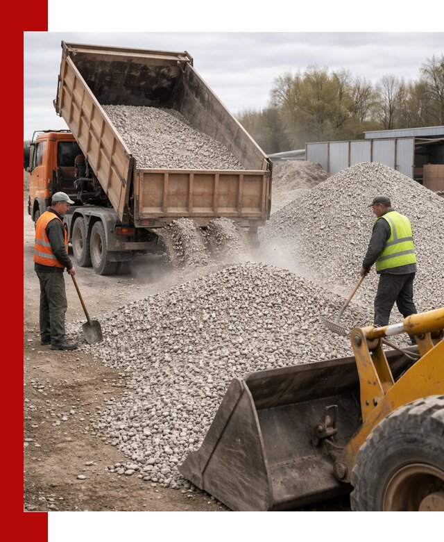 Доломитовый щебень фракции 5-20 с доставкой в Кургане