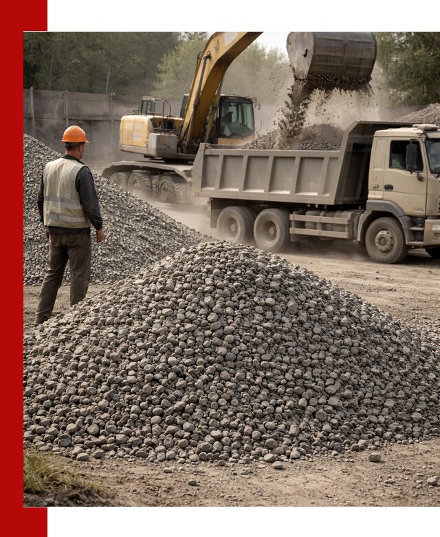 Шлаковый щебень фракция 5-20 с доставкой в Кургане