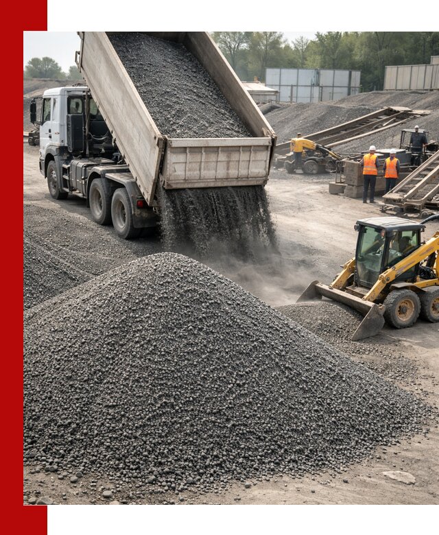 Вторичный щебень фракция 0–5 с доставкой в Кургане