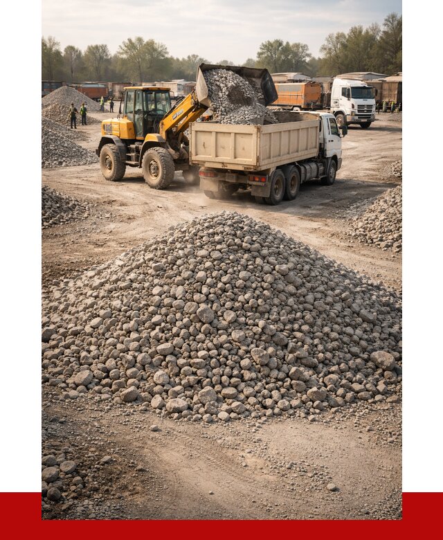 Вторичный щебень фракция 40-70 в Кургане от 1794 р, ПРОНЕРУДКрг