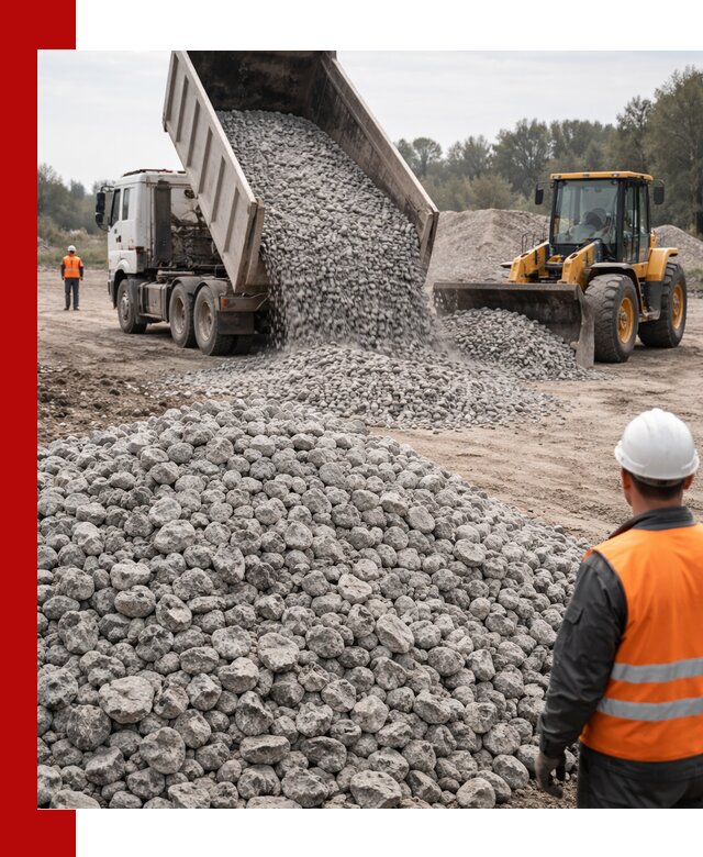 Доставка бетонного щебня фракции 20-40 в Кургане