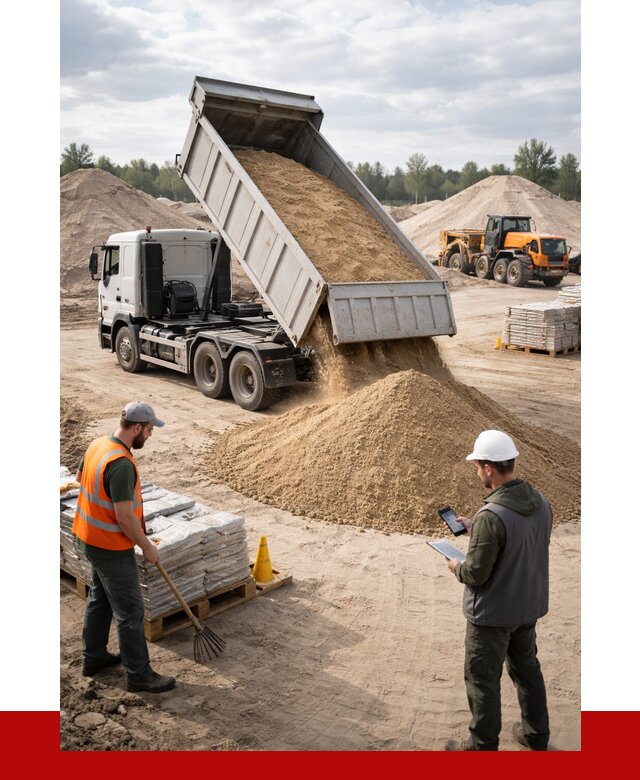 Карьерный песок с доставкой в Кургане от 3711 р. ПРОНЕРУДКрг