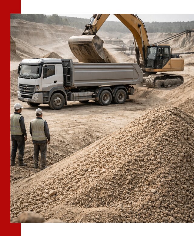 Карьерный крупнозернистый песок с доставкой в Кургане