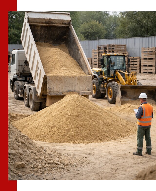 Доставка карьерного мелкозернистого песка в Кургане
