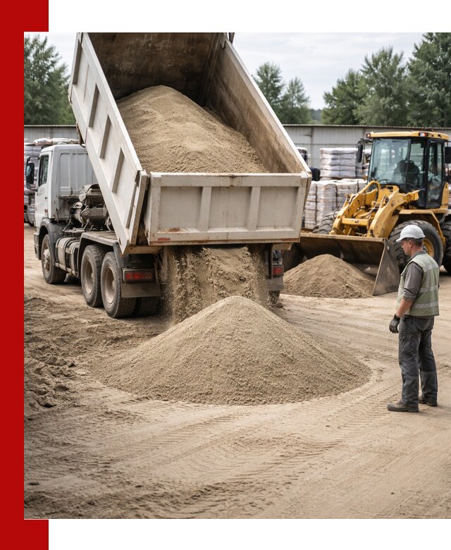 Поставка и доставка песка для бетона в Кургане