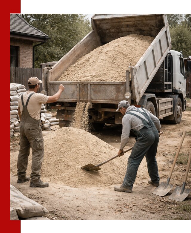 Песок для штукатурки с доставкой в Кургане качественный и чистый