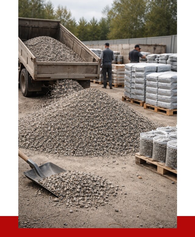 Гравий фракция 5-20 в Кургане купить от 2371 р. ПРОНЕРУДКрг