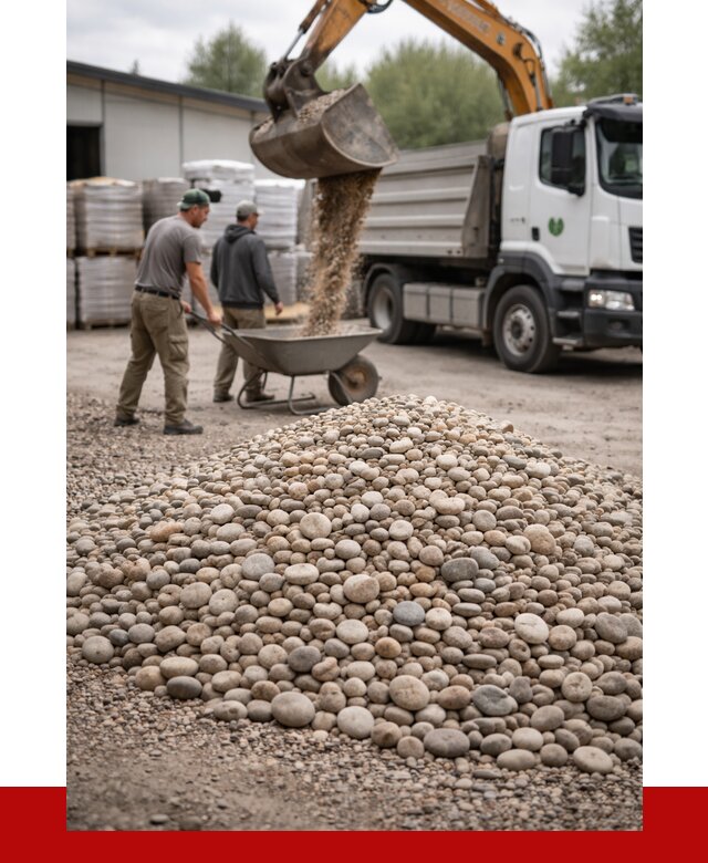 Галька декоративная в Кургане от 3299 р. за куб | ПРОНЕРУДКрг