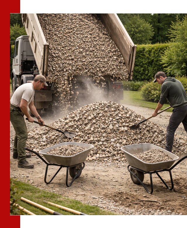 Доставка и продажа декоративной гальки в Кургане