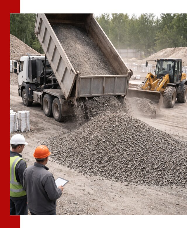 Доставка и продажа гранитного отсева 0-10 в Кургане