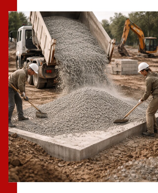 Доставка и продажа отсева для бетона в Кургане