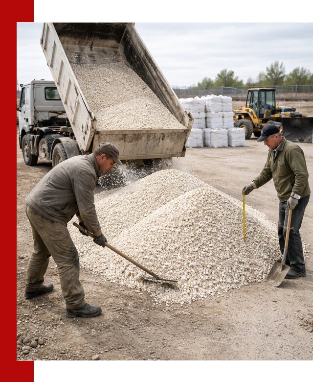 Мраморная крошка с доставкой и разгрузкой в Кургане
