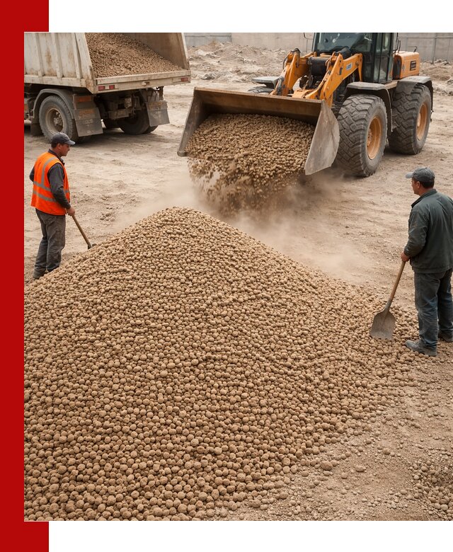 Керамзит фракция 10-20 с доставкой в Кургане