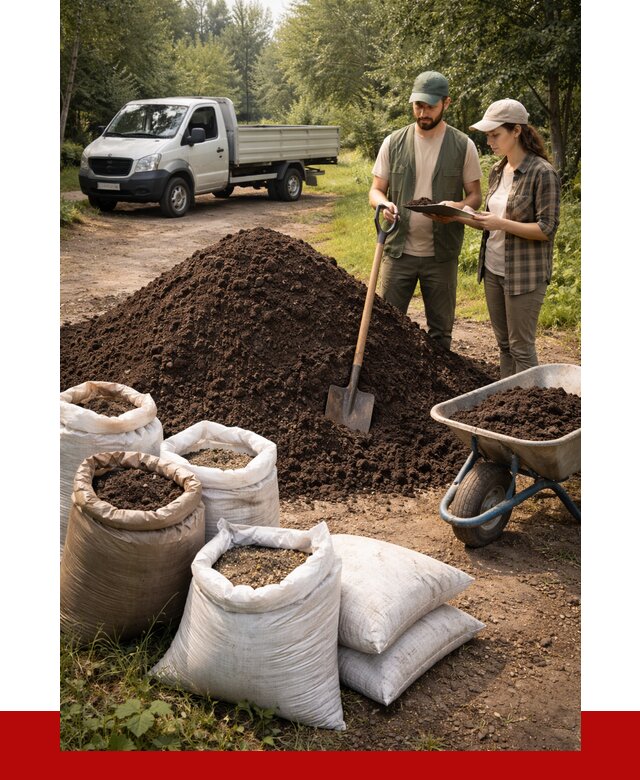 Купить грунт с доставкой в Кургане от 4639 р. за м3 | ПРОНЕРУДКрг