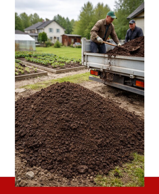 Плодородный грунт в Кургане с доставкой от 4330 р. | ПРОНЕРУДКрг