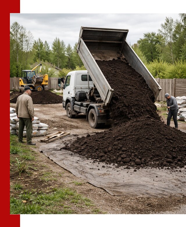Доставка качественного почвогрунта в Кургане оптом и в розницу