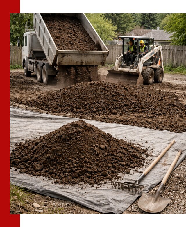 Грунт для отсыпки участка с доставкой в Кургане