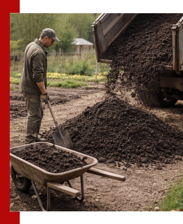 Доставка качественной земли для огорода в Кургане