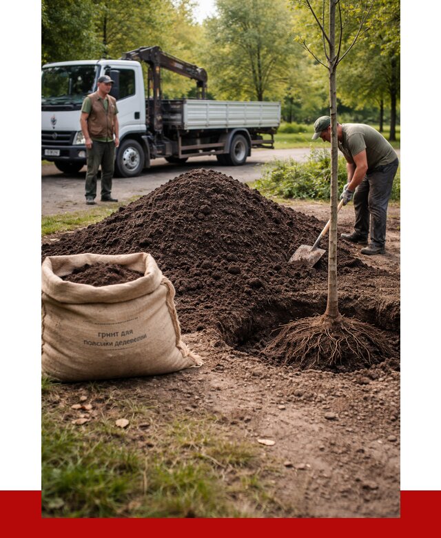 Грунт для посадки деревьев в Кургане от 1237 р. | ПРОНЕРУДКрг