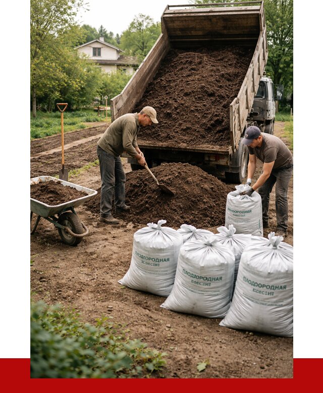 Плодородная смесь в Кургане от 4330 р./куб с доставкой | ПРОНЕРУДКрг