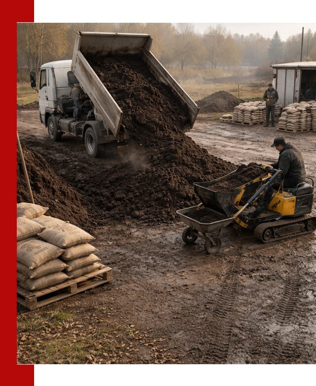 Кислый торф в доставке по выгодным ценам в Кургане