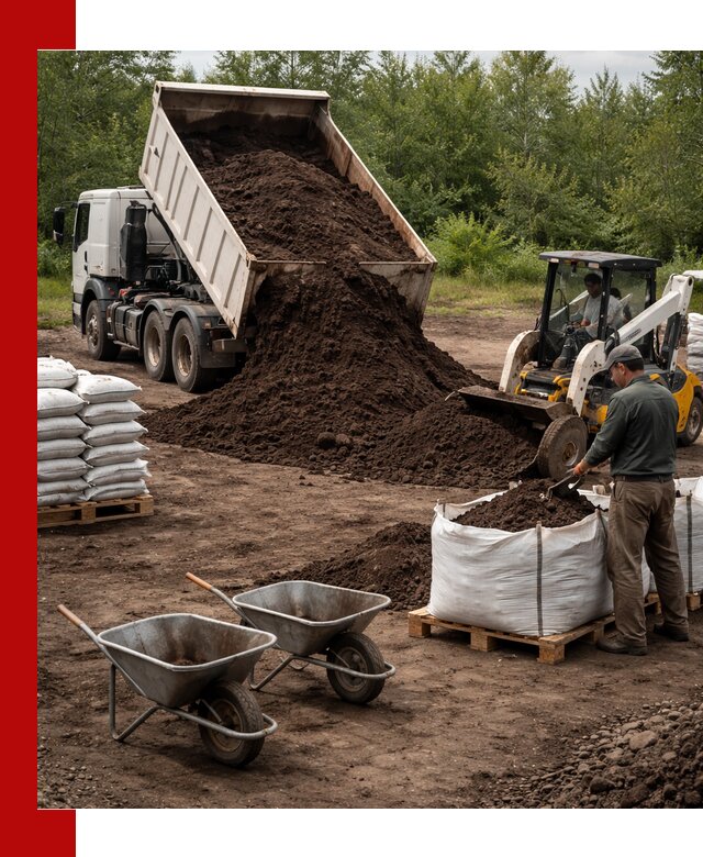 Доставка и продажа торфогрунта в Кургане оптом и в розницу