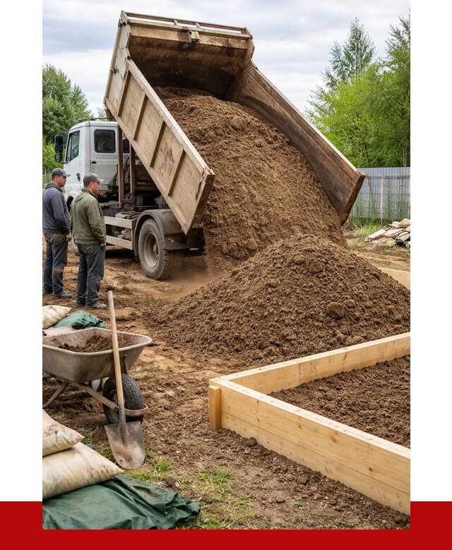 Торфо песчаная смесь в Кургане с доставкой от 1907 р. | ПРОНЕРУДКрг