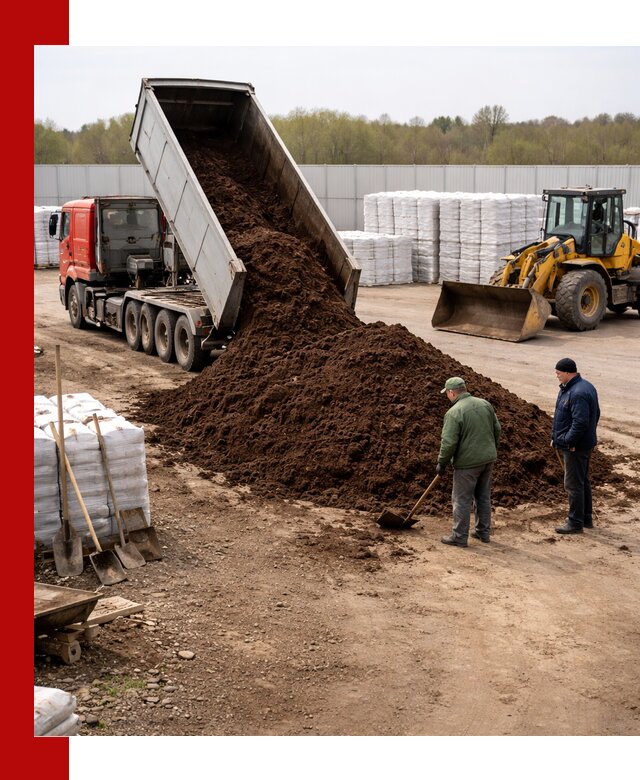 Доставка торфяных смесей оптом и в розницу в Кургане