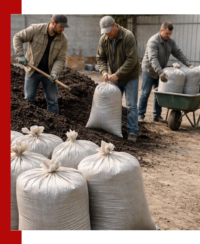 Купить чернозем в мешках с доставкой в Кургане