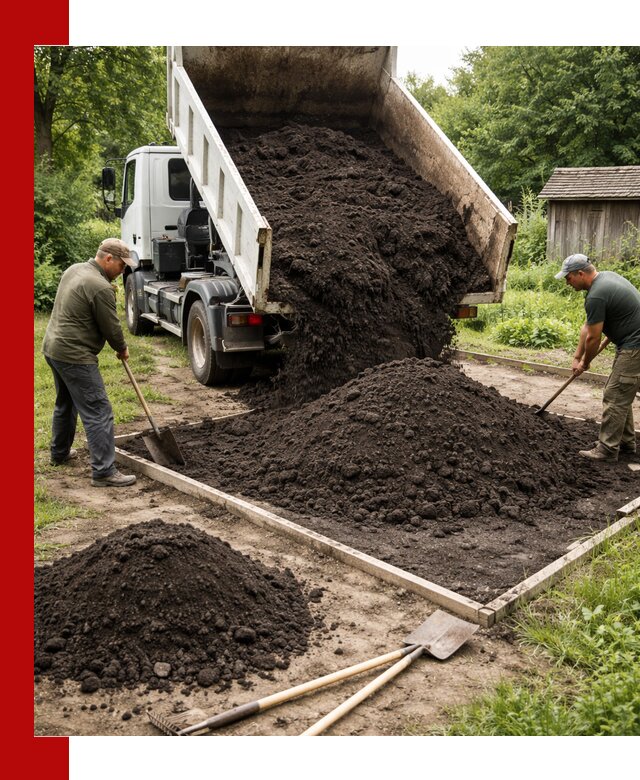 Купить чистый чернозем для огорода с доставкой в Кургане