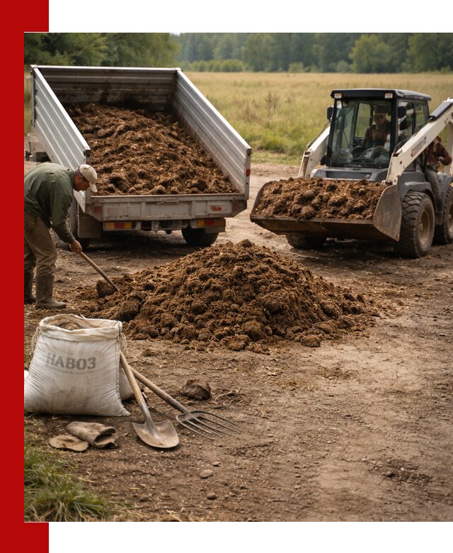 Доставка конского навоза в Кургане с разгрузкой и доставкой на объект