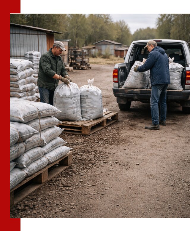 Купить конский навоз в мешках с доставкой в Кургане