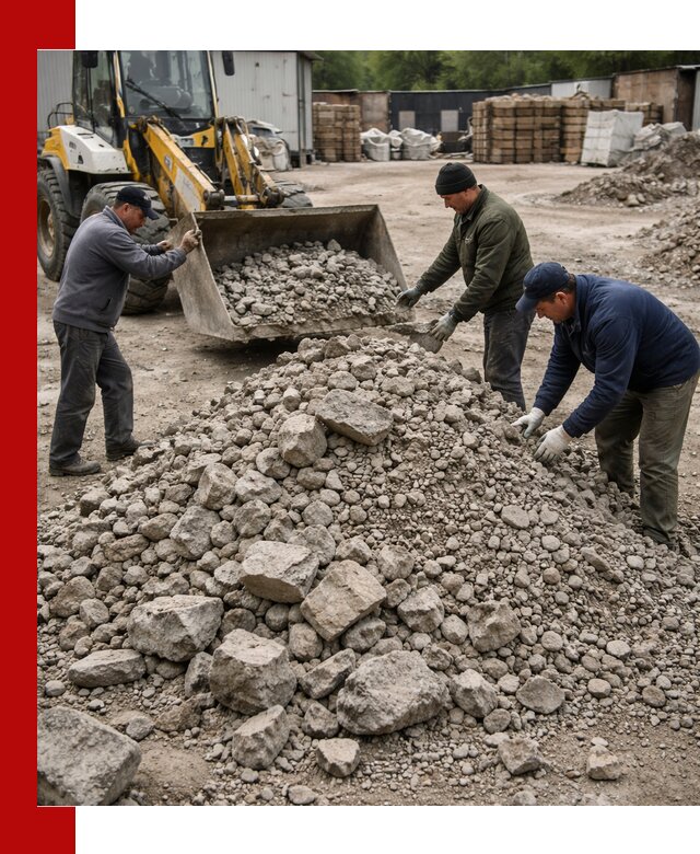 Демонтаж и вывоз бой бетона в Кургане