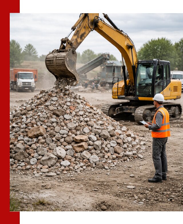 Доставка и вывоз строительного боя в Кургане