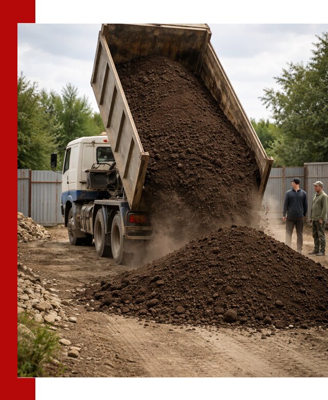 Доставка самосвалом 10 кубов в Кургане быстро и надёжно