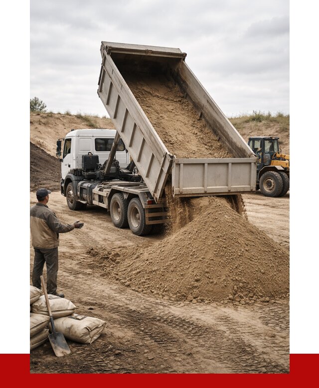 Доставка самосвалом 20 кубов в Кургане от 7732 р. | ПРОНЕРУДКрг