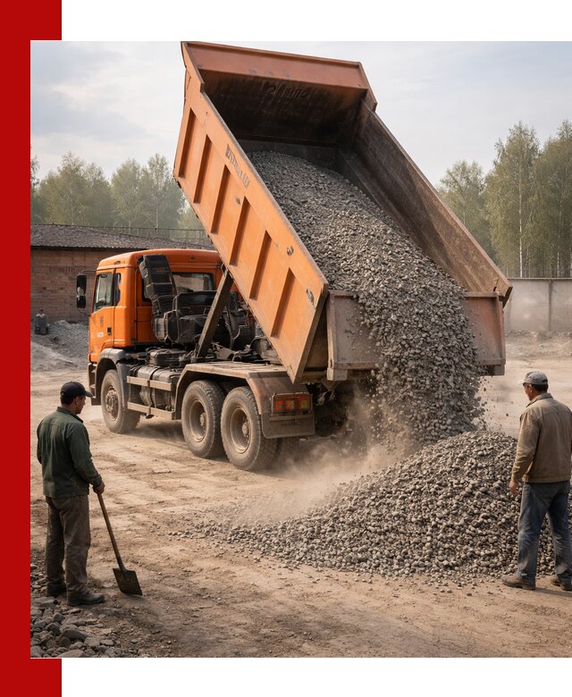 Доставка самосвалом 20 м3 в Кургане быстро и надежно