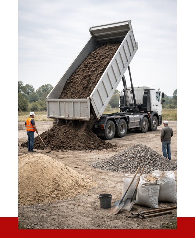 Доставка самосвалом 30 кубов в Кургане от 8763 р. | ПРОНЕРУДКрг