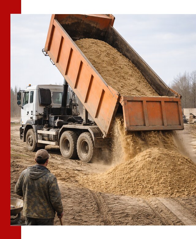 Аренда самосвала 20 тонн для перевозки грузов в Кургане