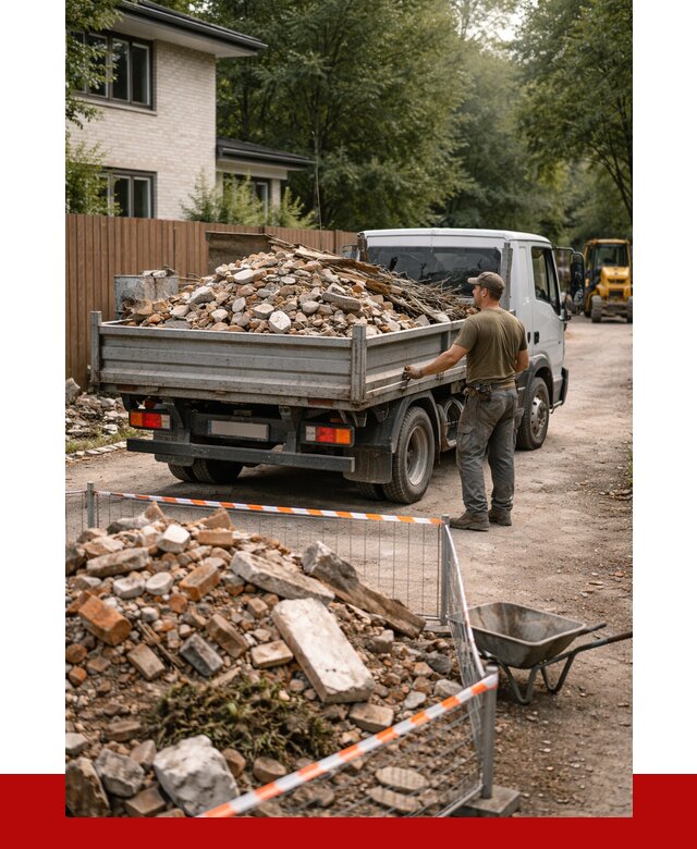 Вывоз строительного мусора с погрузкой в Кургане от 7732 р | ПРОНЕРУДКрг